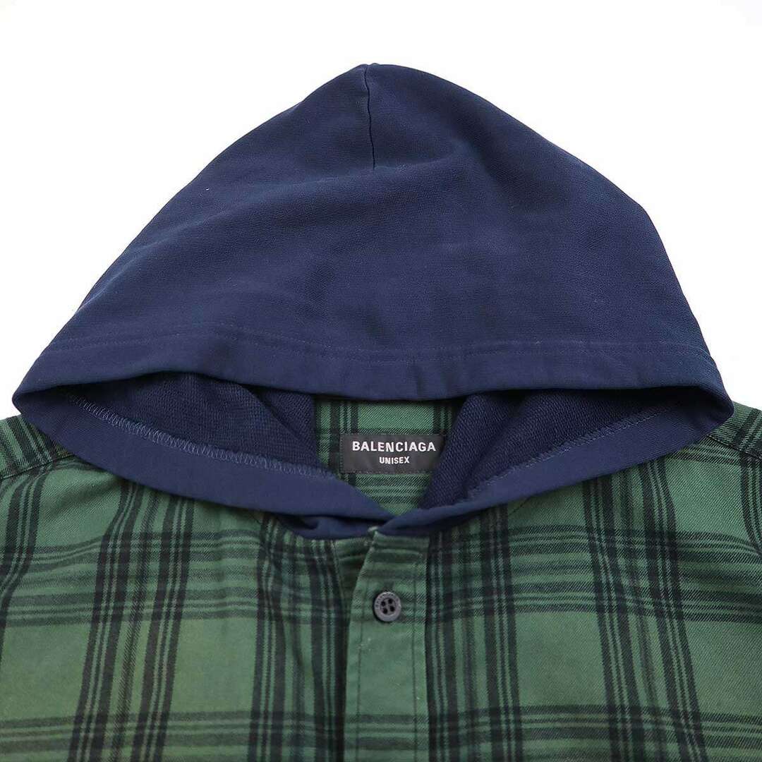 Balenciaga - BALENCIAGA バレンシアガ 23SS Hooded Shirt Oversized Balenciaga - BALENCIAGA バレンシアガ 23SS Hooded Shirt Oversized