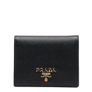 プラダ(PRADA)の美品 プラダ サフィアーノ 二つ折り財布 1MV204 レザー レディース PRADA 【1-0147307】(財布)