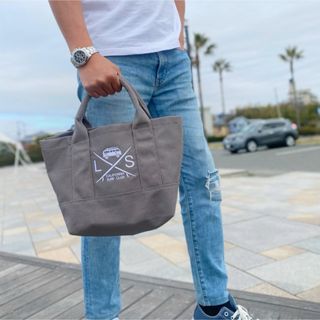 正規品☆LUSSO SURF ミニトートバッグ　グレー☆ベイフロー