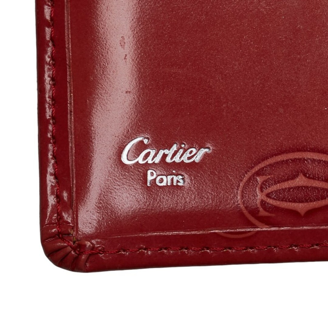 Cartier(カルティエ)のカルティエ ハッピーバースデー 二つ折り財布 L3000347 エナメル レディース CARTIER 【1-0147409】 レディースのファッション小物(財布)の商品写真