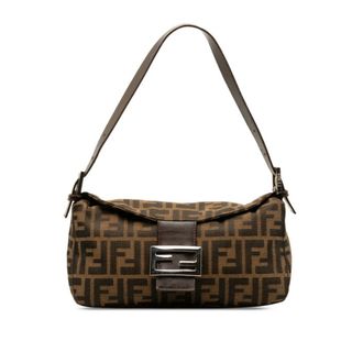 フェンディ(FENDI)のフェンディ ズッカ マンマバケット ワンショルダーバッグ 26725 キャンバス レディース FENDI 【214-47494】(ショルダーバッグ)