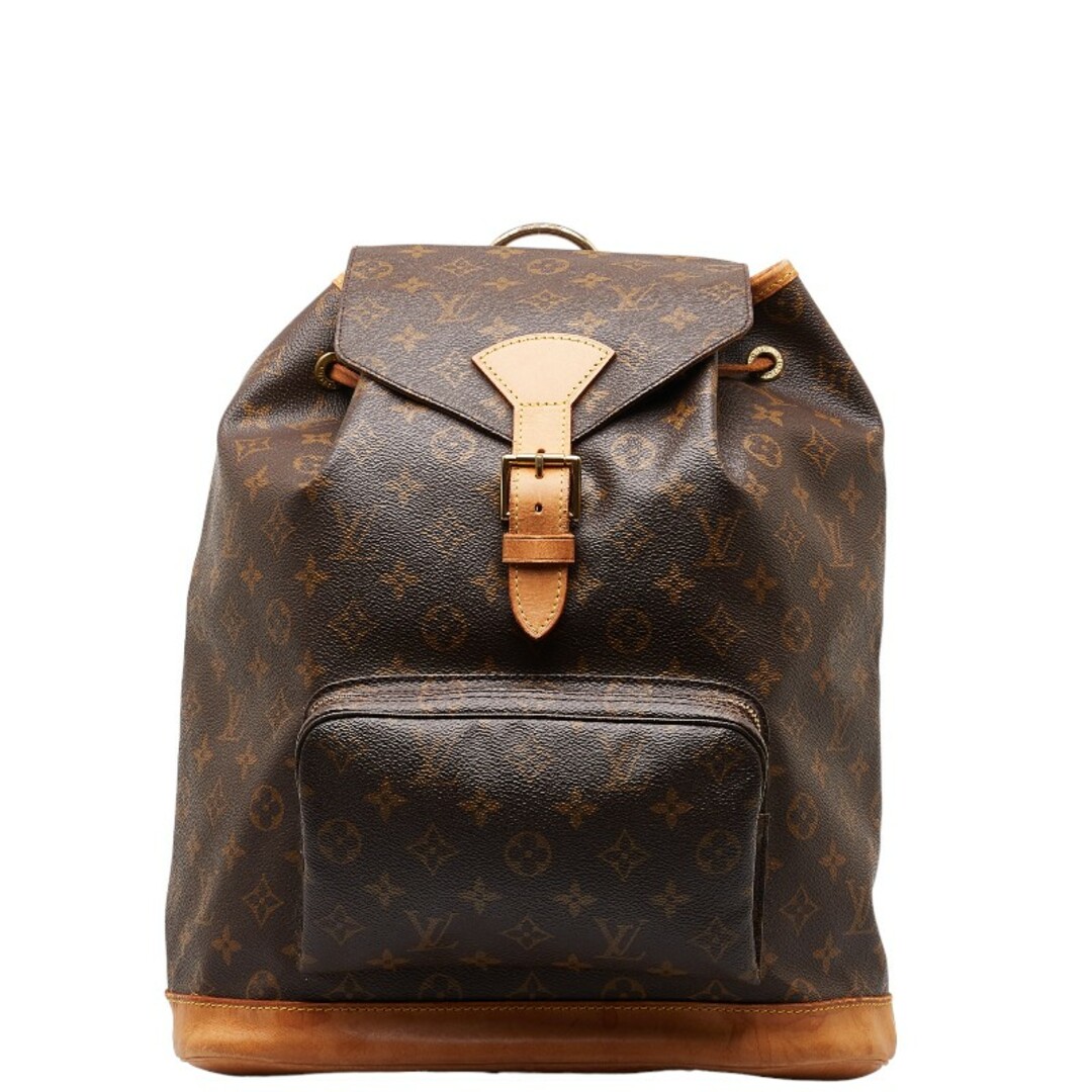 LOUIS VUITTON(ルイヴィトン)のルイ ヴィトン モノグラム モンスリGM リュック バックパック M51135 PVC レディース LOUIS VUITTON 【214-47509】 レディースのバッグ(リュック/バックパック)の商品写真