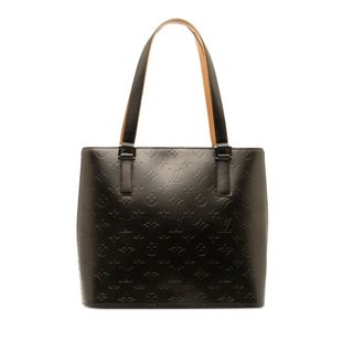 ルイヴィトン(LOUIS VUITTON)の美品 ルイ ヴィトン モノグラム マット ストックトン ショルダーバッグ トートバッグ M55112 レザー レディース LOUIS VUITTON 【222-47555】(ショルダーバッグ)