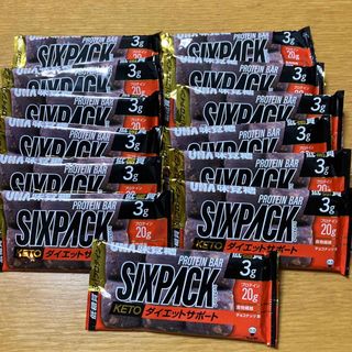 ユーハミカクトウ(UHA味覚糖)のUHA味覚糖　プロテインバー　SIXPACK    チョコナッツ味(プロテイン)