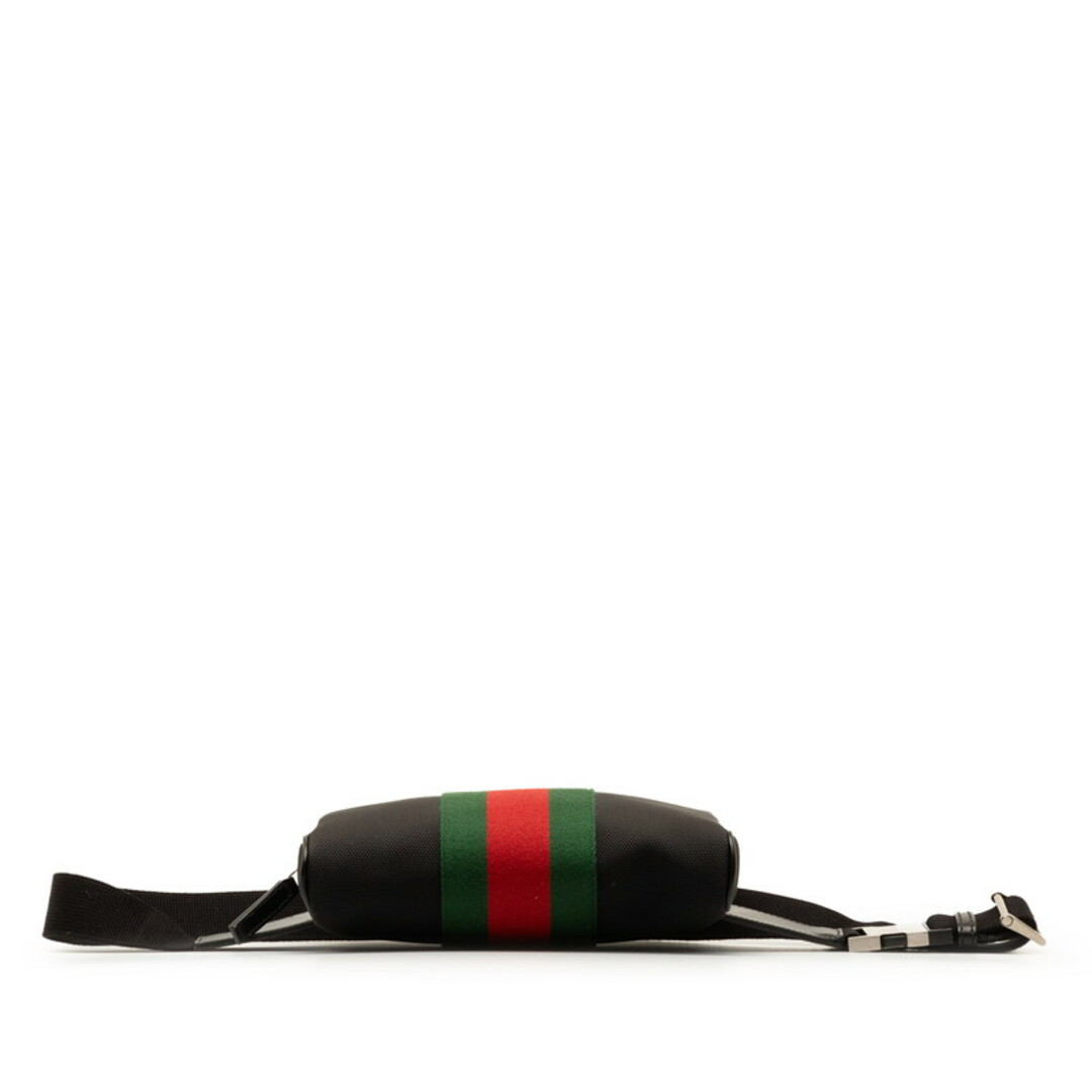 Gucci(グッチ)の美品 グッチ KWTKN シェリーライン ウエストポーチ ボディバッグ 630919 キャンバス レディース GUCCI 【222-47600】 レディースのバッグ(ボディバッグ/ウエストポーチ)の商品写真