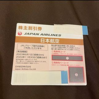 【2024.10.30まで】 国内線50%オフ JAL 日本航空　株主優待(航空券)