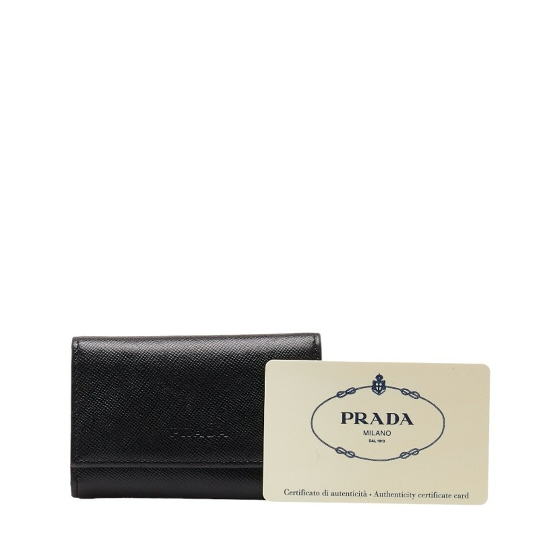 PRADA(プラダ)のプラダ サフィアーノ キーケース 6連 M25U レザー レディース PRADA 【1-0147687】 レディースのファッション小物(キーケース)の商品写真