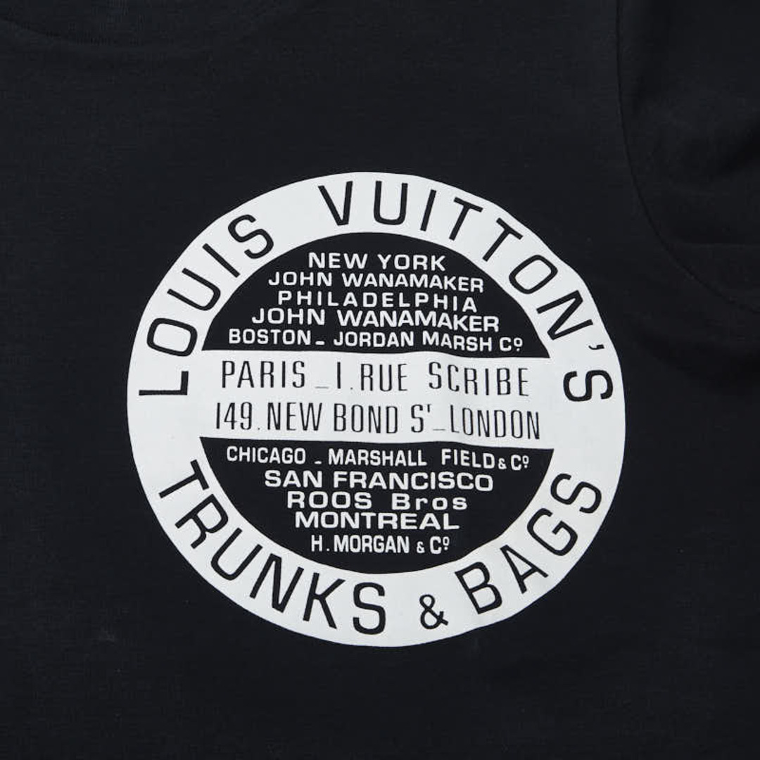 LOUIS VUITTON - ルイ ヴィトン スタンプ ロゴ 19SS TRUNKS&BAGS 半袖 LOUIS VUITTON - ルイ ヴィトン スタンプ ロゴ 19SS TRUNKS&BAGS 半袖