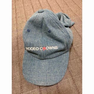 ロデオクラウンズワイドボウル(RODEO CROWNS WIDE BOWL)のロデオクラウンズ★デニムキャップ★リボン付(キャップ)