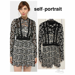 セルフポートレイト(SELF PORTRAIT)のself-portrait セルフポートレイト Lace Dress(ミニワンピース)