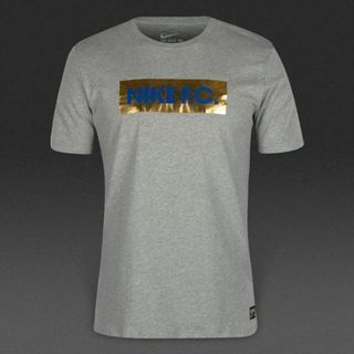 ナイキ(NIKE)の★送料無料★UK直輸入★ナイキ★NIKE FC FOIL Tシャツ★灰杢/L★(Tシャツ/カットソー(半袖/袖なし))