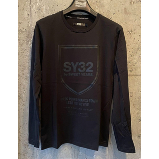 エスワイサーティトゥバイスィートイヤーズ(SY32 BY SWEET YEARS)のSY32 by SWEET YEARS 長袖Tシャツ ロンT ブラック L(Tシャツ/カットソー(七分/長袖))