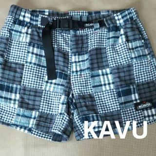 KAVU カブー チェックハーフパンツ ショートパンツ