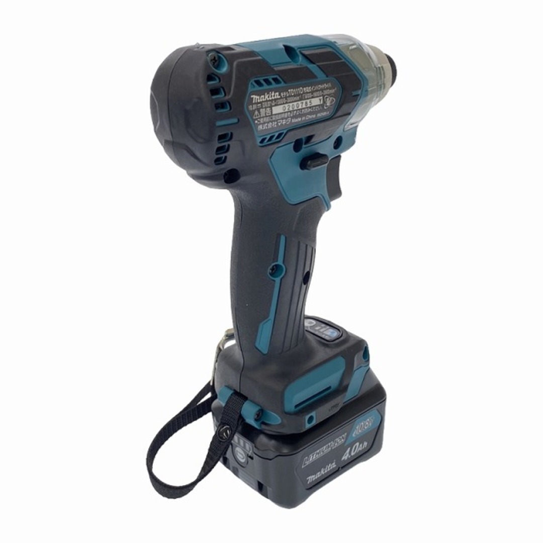 Makita(マキタ)の☆未使用品☆ makita マキタ 10.8V 充電式インパクトドライバ TD111DSMX 4.0Ahバッテリー2個(BL1040B) 充電器(DC10SA) ケース付 89330 自動車/バイクのバイク(工具)の商品写真