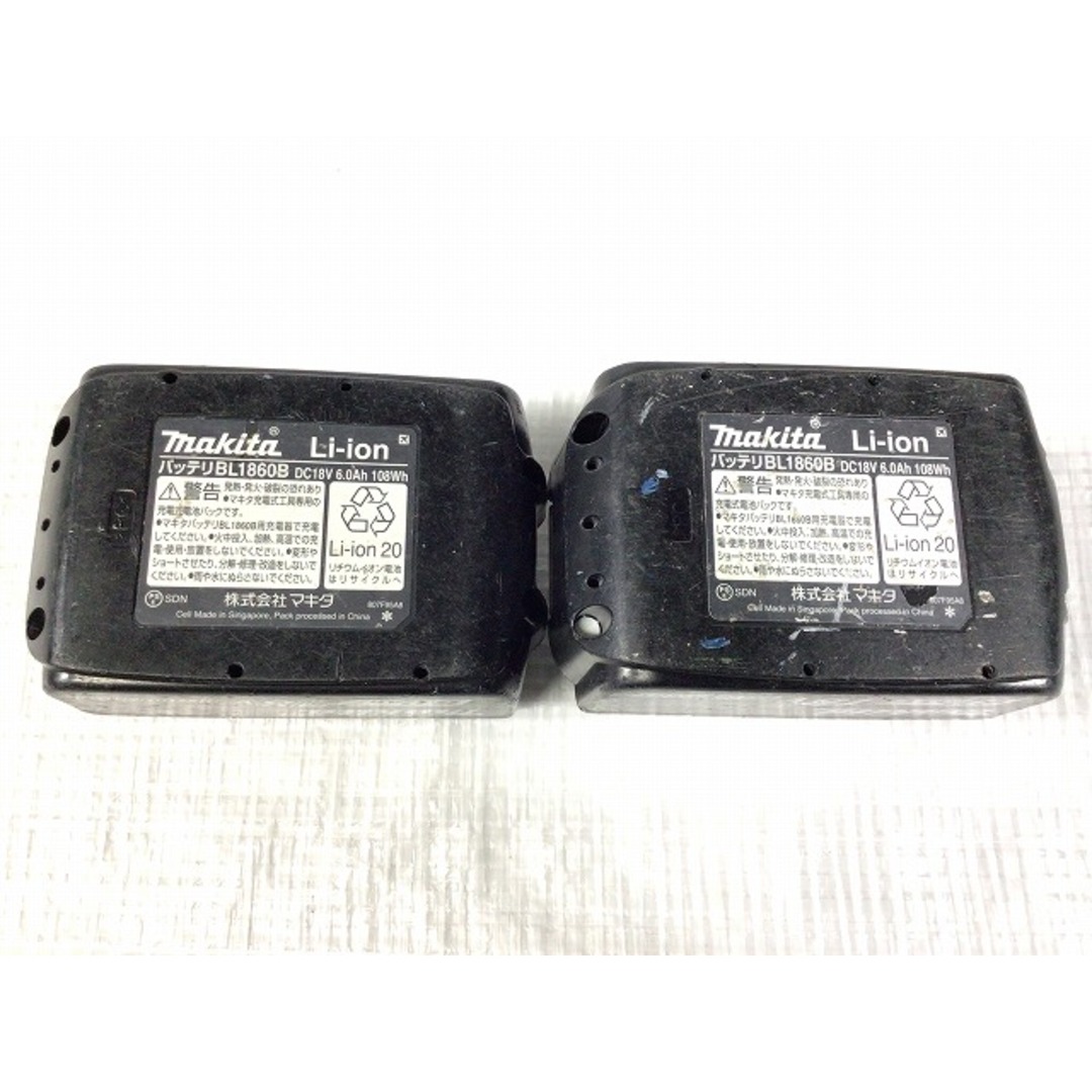 Makita(マキタ)の☆中古品☆ ケースオマケ付き♪ makita マキタ 18V 充電式インパクトドライバ TD172D 赤 バッテリ2個 充電器付き ※コメント必読 89495 自動車/バイクのバイク(工具)の商品写真