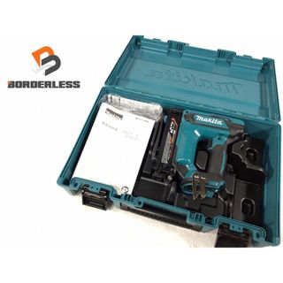 マキタ(Makita)の☆美品☆makita マキタ 18V 25mm 充電式タッカ ST421DZK 本体 ケース付き 89523(工具)