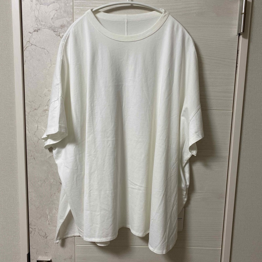 JOURNAL STANDARD(ジャーナルスタンダード)のJOURNAL STANDARD   ワイドポンチョTee  ホワイト レディースのトップス(Tシャツ(半袖/袖なし))の商品写真