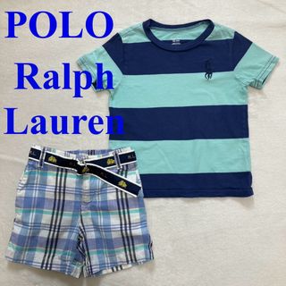 POLO RALPH LAUREN - ポロラルフローレン Tシャツ　パンツ　ベルト　セット　ビッグポニー　ボーダー　