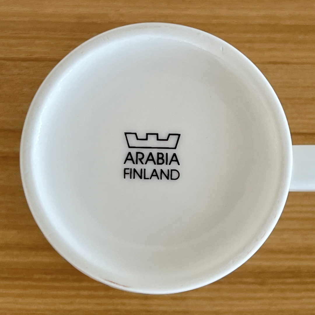 ARABIA(アラビア)のARABIA アラビア Teema/ティーママグ 波模様デザイン① インテリア/住まい/日用品のキッチン/食器(食器)の商品写真