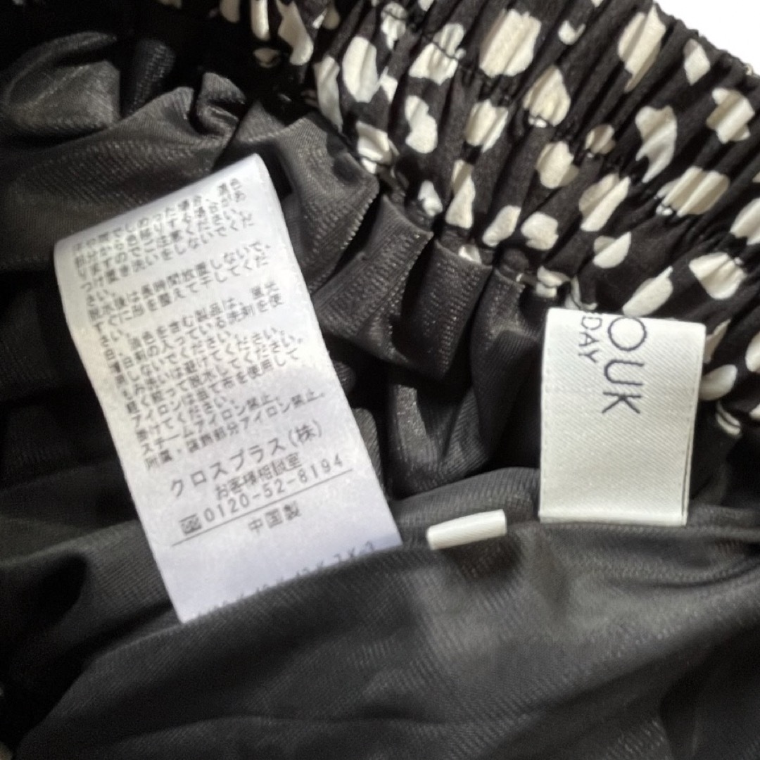 Le souk(ルスーク)のLE SOUK HOLIDAY ルスーク プリントスカート ブラック M レディースのスカート(ロングスカート)の商品写真