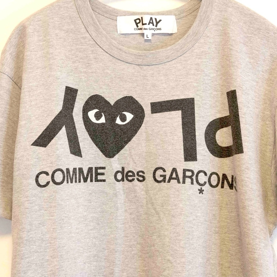 COMME des GARCONS(コムデギャルソン)のコムデギャルソン　Tシャツ　グレー　メンズ　Lサイズ メンズのトップス(Tシャツ/カットソー(半袖/袖なし))の商品写真