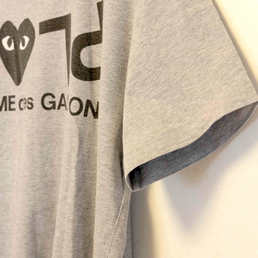 COMME des GARCONS(コムデギャルソン)のコムデギャルソン　Tシャツ　グレー　メンズ　Lサイズ メンズのトップス(Tシャツ/カットソー(半袖/袖なし))の商品写真