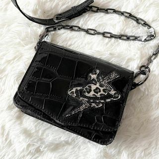 Vivienne Westwood - 廃盤 ヴィヴィアンウエストウッド ショルダーバッグ クロコ型 オーブ エナメル