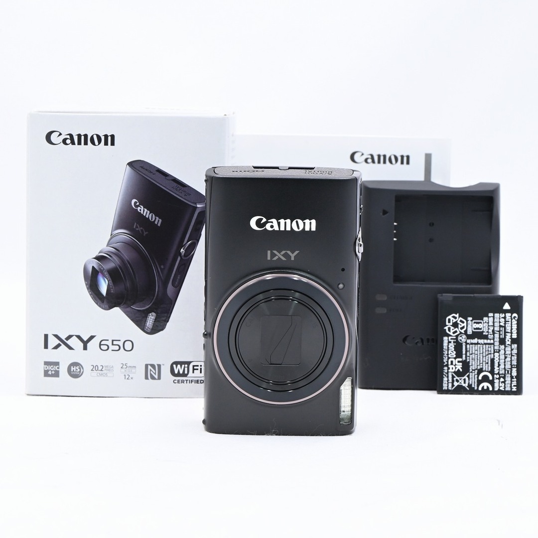 Canon(キヤノン)のCanon IXY 650 ブラック スマホ/家電/カメラのカメラ(コンパクトデジタルカメラ)の商品写真