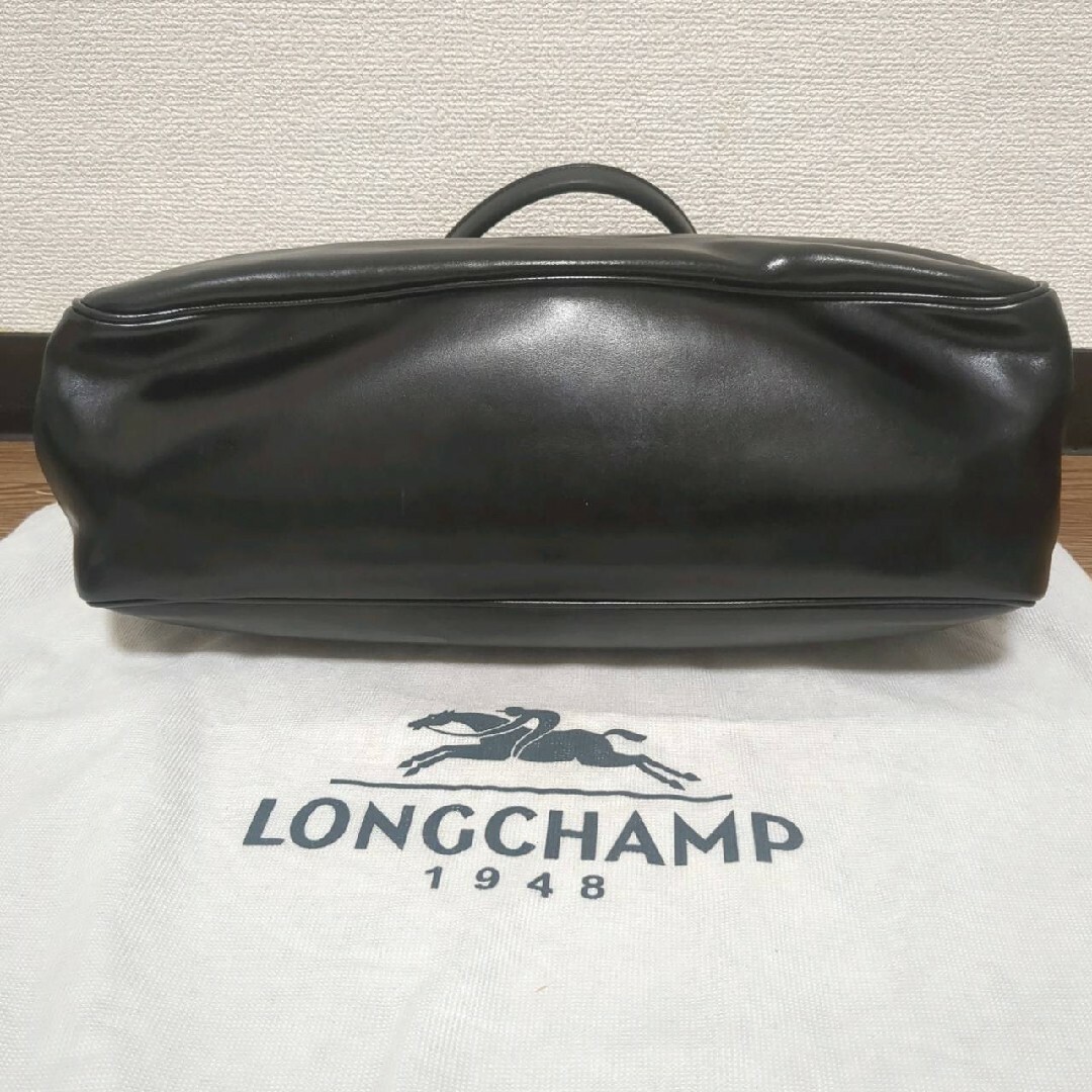 LONGCHAMP(ロンシャン)の✨良品✨ロンシャン ロゾ ハンドバック レザー シルバー金具 ロゴ レディースのバッグ(ハンドバッグ)の商品写真