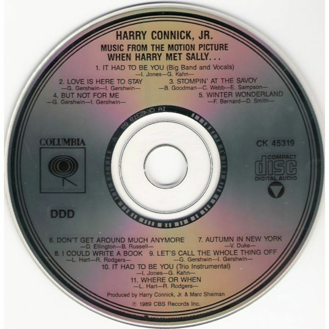 Harry Connick,Jr. – When Harry Met Sally エンタメ/ホビーのCD(映画音楽)の商品写真
