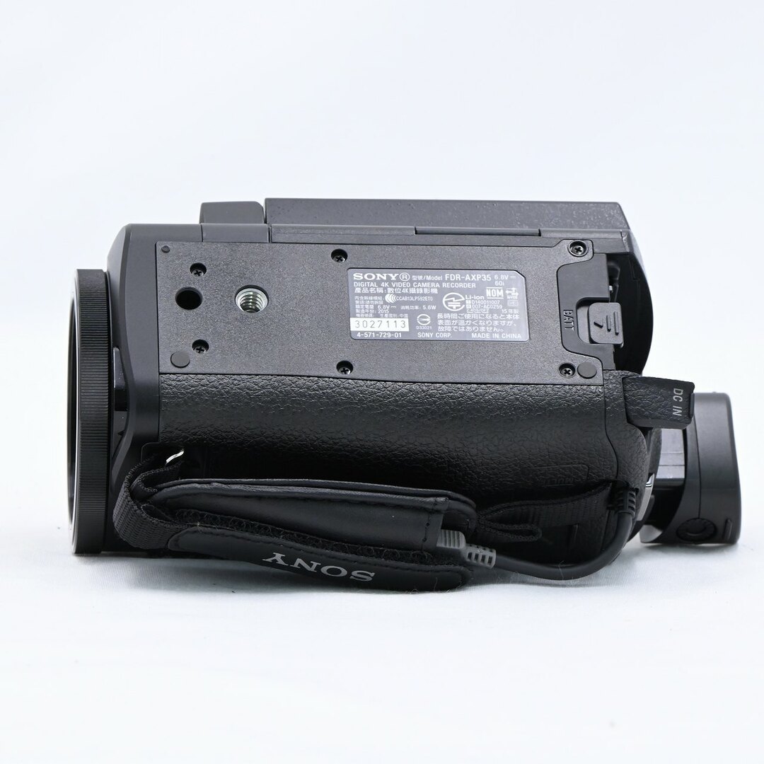 SONY(ソニー)のSONY デジタル4Kビデオカメラレコーダー FDR-AXP35 BC ブラック スマホ/家電/カメラのカメラ(ビデオカメラ)の商品写真