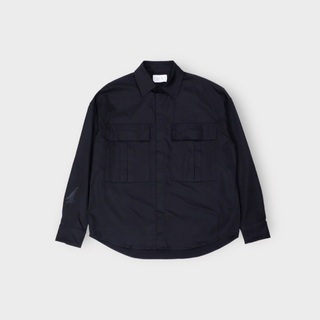 TAIN DOUBLE PUSH【OUTER SHIRTS BLACK】(シャツ)