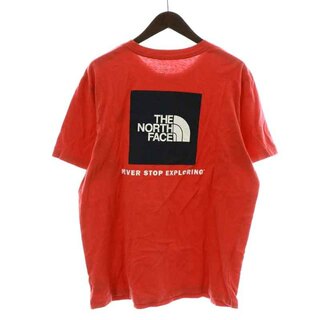 ザノースフェイス(THE NORTH FACE)のTHE NORTH FACE ハーフドームプリント半袖Tシャツ  L 赤 黒 白(Tシャツ/カットソー(半袖/袖なし))