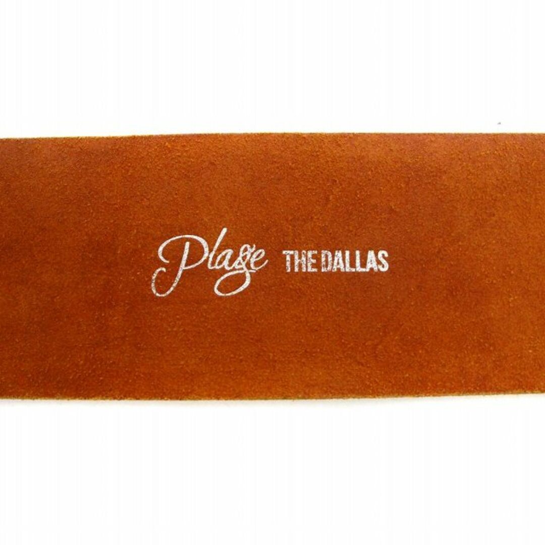 Plage(プラージュ)のプラージュ THE DALLAS 別注 3連 ベルト レザー 茶 ブラウン レディースのファッション小物(ベルト)の商品写真