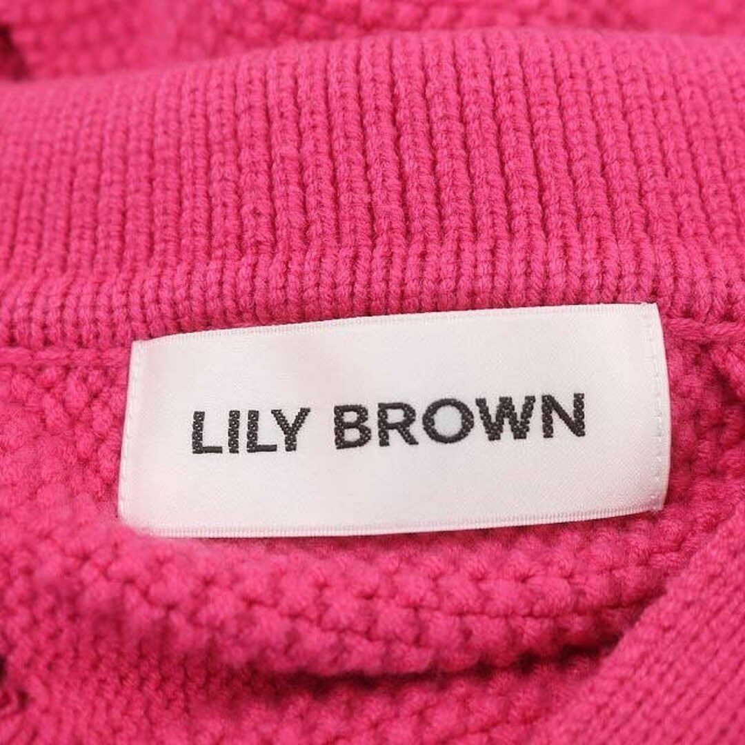 Lily Brown(リリーブラウン)のリリーブラウン 23SS ケーブル透かしニットプルオーバー セーター レディースのトップス(ニット/セーター)の商品写真