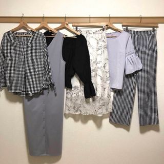 お買い得♫レディース服まとめ売り 綺麗リラクシーコーデ ローリー イング淡紫