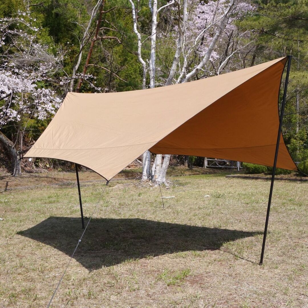 美品 ビジョンピークス VISIONPEAKS FIRE PLACE TC HEXA TARP 2 美品 ビジョンピークス VISIONPEAKS FIRE PLACE TC HEXA TARP 2