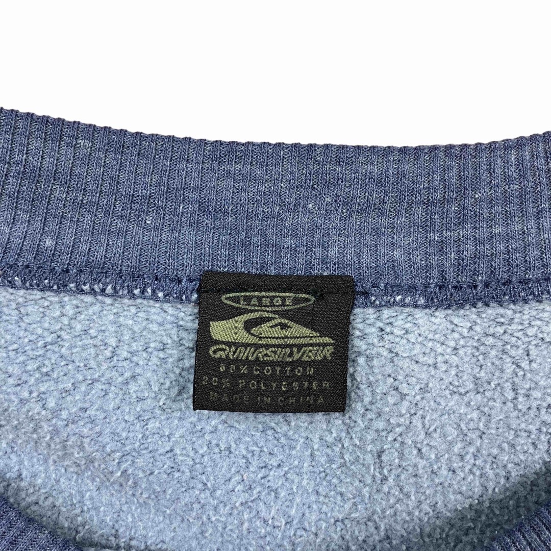 QUIKSILVER - 90s クイックシルバー スウェットシャツ ヘザー QUIKSILVER - 90s クイックシルバー スウェットシャツ ヘザー