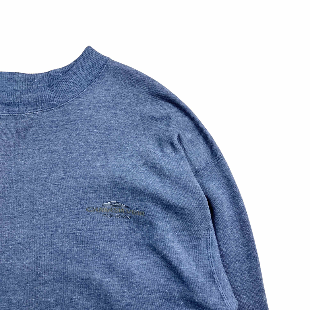 QUIKSILVER - 90s クイックシルバー スウェットシャツ ヘザー QUIKSILVER - 90s クイックシルバー スウェットシャツ ヘザー