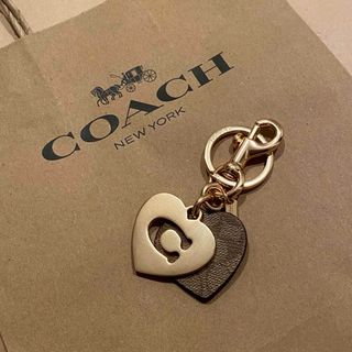 コーチ(COACH)のキーケース　キーホルダー　キーリング　チャーム　ハート(キーホルダー)