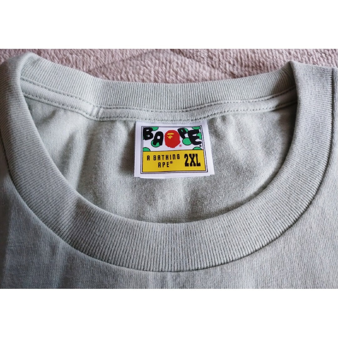 A BATHING APE(アベイシングエイプ)の未開封 A BATHING APE 半袖Ｔシャツ モスグリーン メンズのトップス(Tシャツ/カットソー(半袖/袖なし))の商品写真