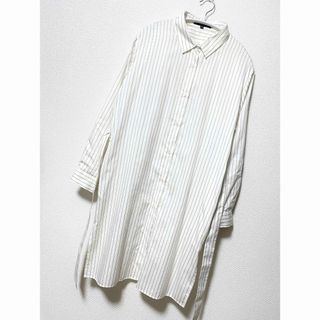 ラエフ(la.f...)のla.f... ラエフ ロングシャツ 長袖 ストライプ柄 2S(シャツ/ブラウス(長袖/七分))