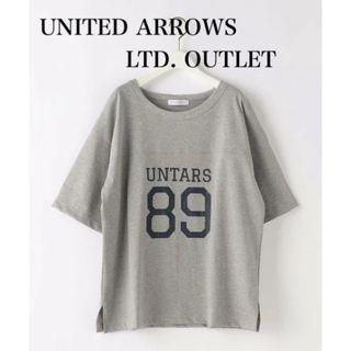 ユナイテッドアローズアウトレット(UNITED ARROWS LTD. OUTLET)のUNITED ARROWS LTD. OUTLET フットボール ロゴTシャツ(Tシャツ(半袖/袖なし))