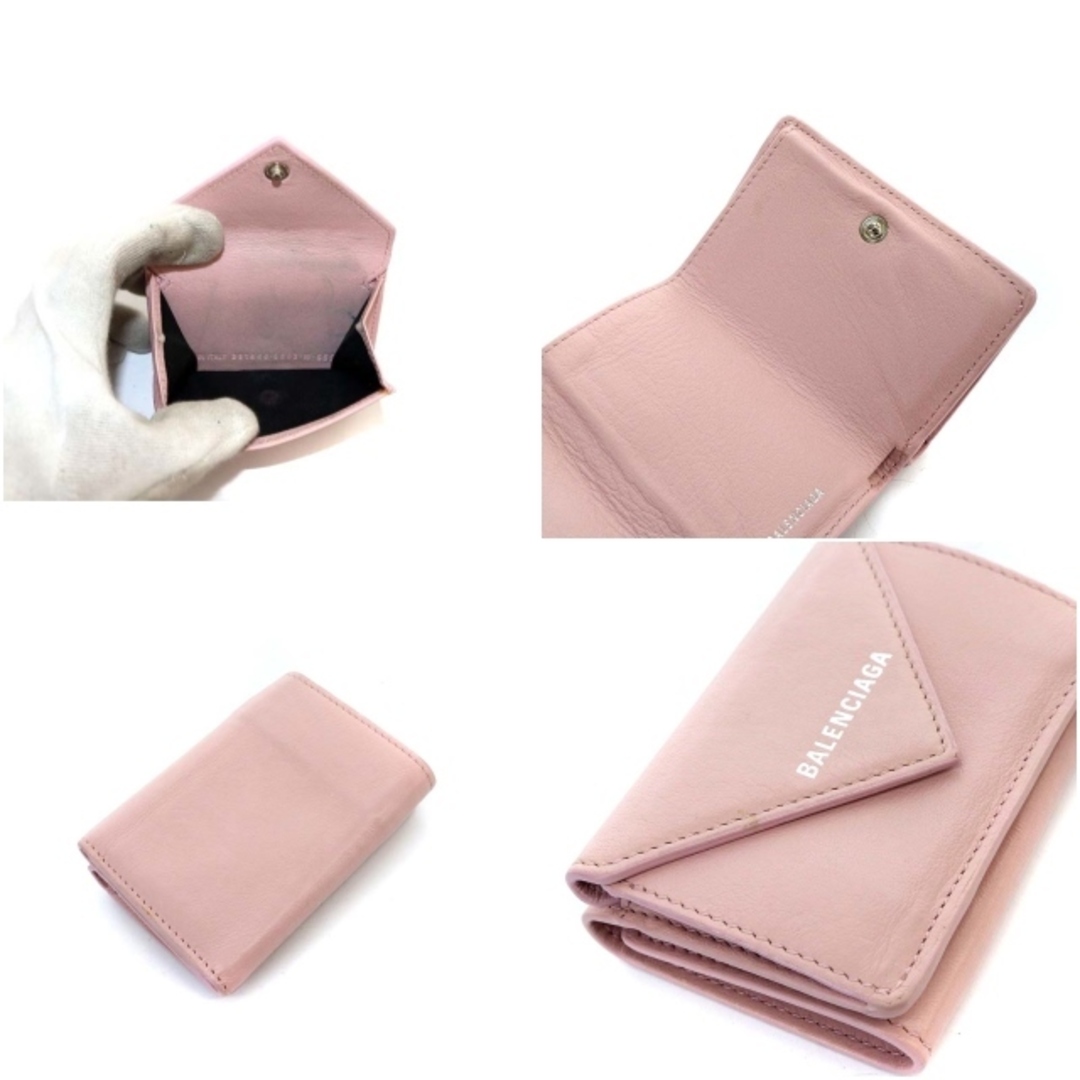 Balenciaga(バレンシアガ)のバレンシアガ ペーパーミニウォレット 財布 三つ折り ピンク 391446 レディースのファッション小物(財布)の商品写真