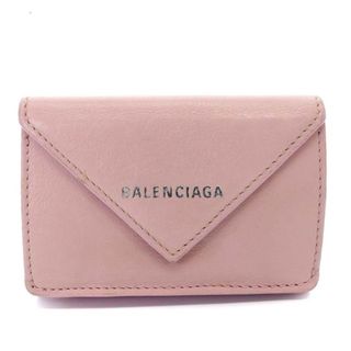 バレンシアガ(Balenciaga)のバレンシアガ ペーパーミニウォレット 財布 三つ折り ピンク 391446(財布)