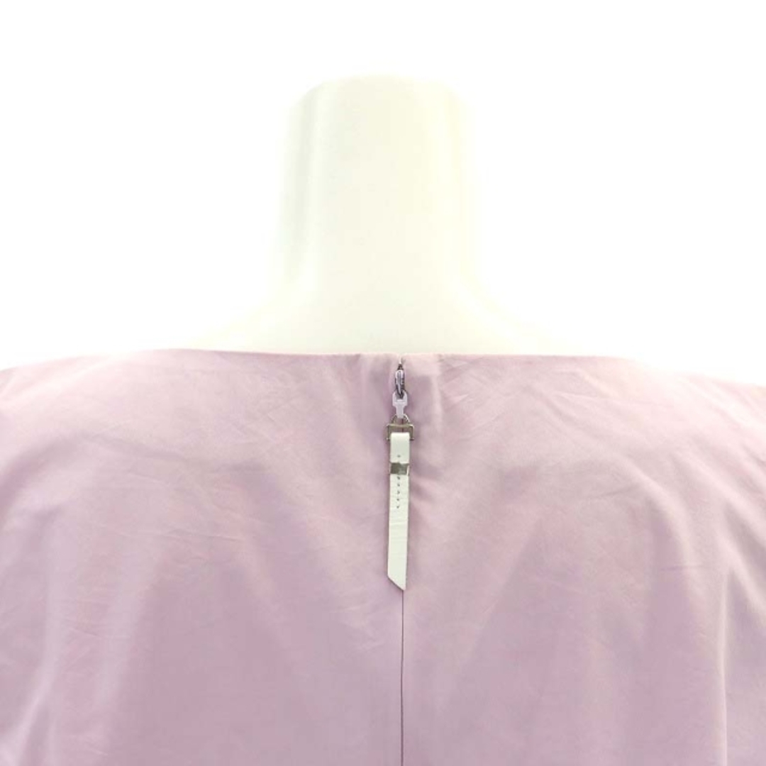 Maglie par ef-de(マーリエパーエフデ)のマーリエパーエフデ フロントプリーツギャザーブラウス 半袖 9 M ピンク レディースのトップス(シャツ/ブラウス(半袖/袖なし))の商品写真