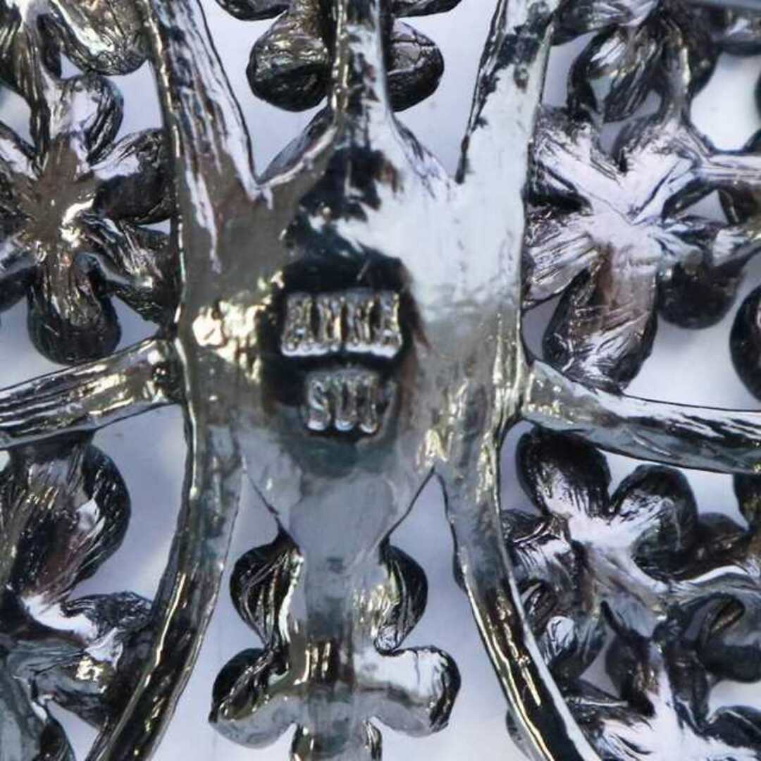 ANNA SUI(アナスイ)のアナスイ ネックレス ブローチ 2WAY 蝶 バタフライ チェーン 花 黒 レディースのアクセサリー(ネックレス)の商品写真
