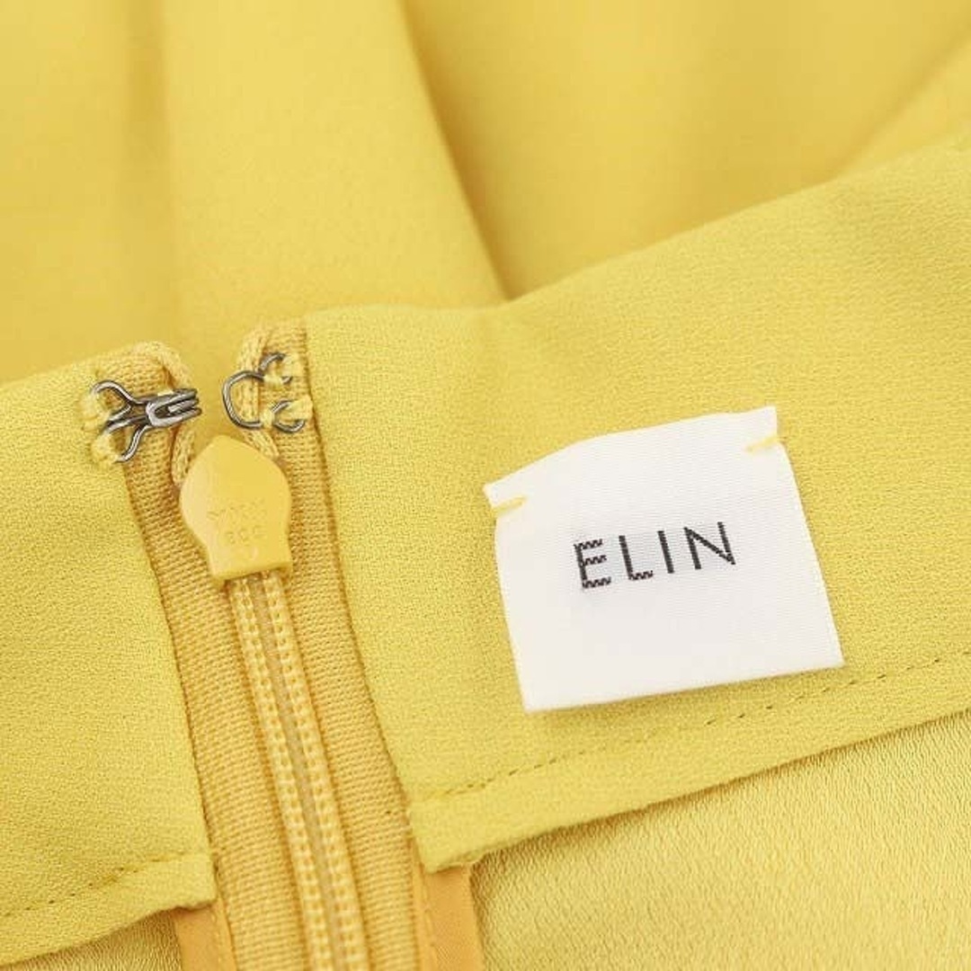 エリン ELIN レイヤードドロースカート タイト ロング 36 黄 イエロー レディースのスカート(ロングスカート)の商品写真