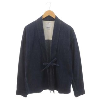 ビズビムLHAMO SHIRT ONE WASHED デニムジャケット 紺