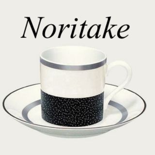 ノリタケ(Noritake)のノリタケ　ブリリアントスターズ デミタスカップ&ソーサー　エスプレッソ(グラス/カップ)